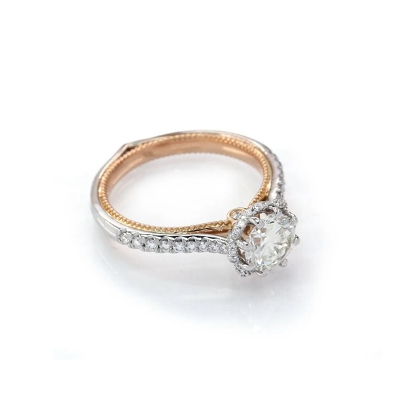 VERRAGIO  Engagement Ring in Rose Gold White Gold Retail: $25k - Picture 3 of 10